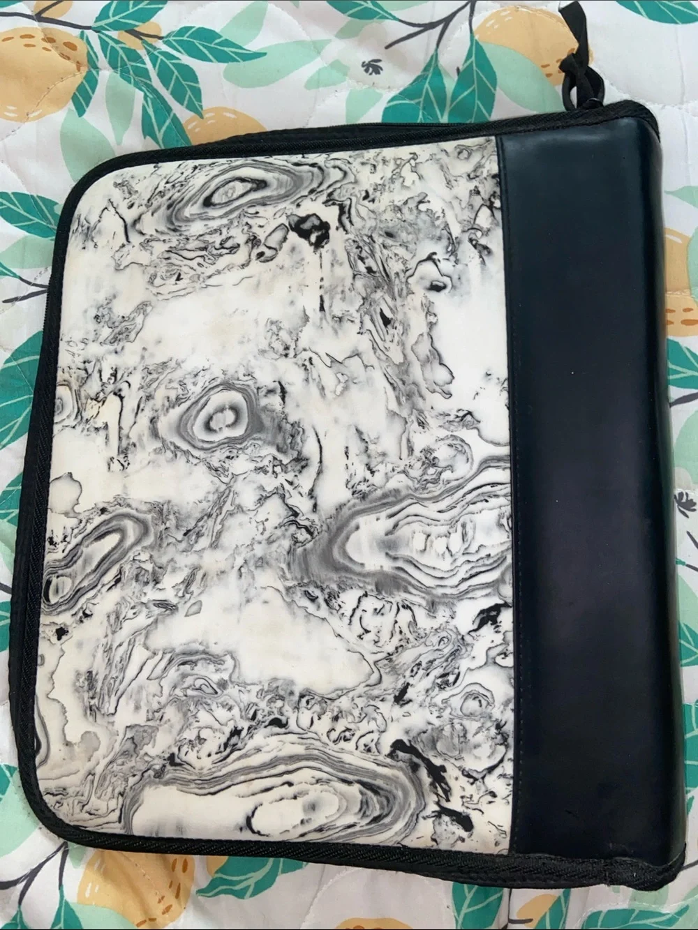 VTG Y2K MARBLE BINDER MTV 90s Large School Student Size STUART HALL